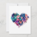 Search for heart abstract invitations Colourful