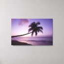 Search for purple sunset canvas prints Vacation