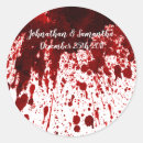Search for blood wedding stickers Vampire
