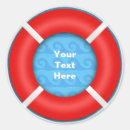 Search for red wave stickers Nautical