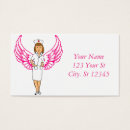 Search for angel wings business cards Healer