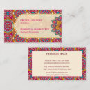 Search for ethnic business cards Mandala