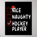 Search for santa hockey christmas decor Player
