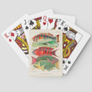Search for fish playing cards Vintage