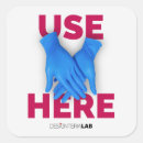 Search for warning sign stickers Virus