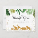 Search for safari animals thank you cards Elegant