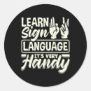 Search for asl alphabet stickers Hard of hearing