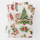 Search for bright christmas wrapping paper Merry and bright
