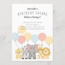 Search for african safari birthday invitations Elephant