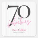 Search for 70 and fabulous stickers 70th