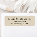 Search for beige return address labels Trendy
