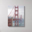 Search for golden gate bridge canvas prints Fog