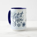 Search for blue snowman mugs White
