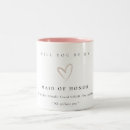 Search for elegant bridal mugs Will you be my