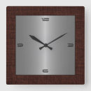 Search for stainless steel clocks Shiny