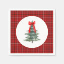 Search for plaid christmas napkins Bow