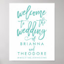 Search for teal wedding posters Simple