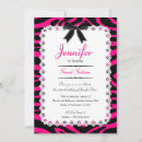 Search for black zebra stripe invitations Sixteen
