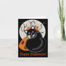 Search for black and white halloween cards Cat