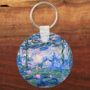 Search for blue water key rings Claude monet