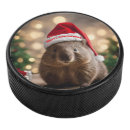 Search for christmas hockey pucks Santa