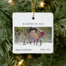 Search for minimal heart christmas tree decorations In loving memory