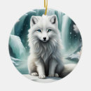 Search for arctic fox christmas tree decorations Animal