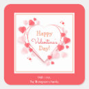 Search for happy valentines day best friend stickers Red