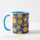 Search for blue seashells mugs Seashore