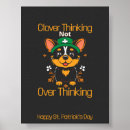 Search for patricks posters Green shamrock