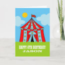 Search for circus birthday cards Boy