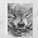 Search for animals 6x8 invitations Moon