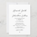 Search for bride and groom parents wedding invitations Black and white