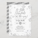Search for silver glitter baby shower invitations Is on the way