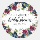 Search for navy blue bridal shower stickers Watercolor