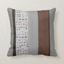 Search for rust and gray cushions Pattern