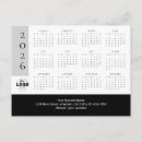 Search for business calendar postcards Simple