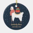 Search for alpaca christmas decor Llama