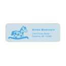 Search for rocking horses return address labels Boy