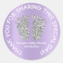 Search for purple baby shower stickers Thanks