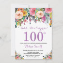 Search for surprise 100th birthday invitations Adult birthday party
