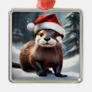 Search for otter christmas tree decorations Winter