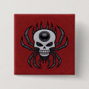 Search for evil skull badges Halloween