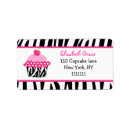 Search for zebra print return address labels Pink