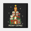 Search for funny christmas magnets Cats