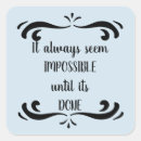 Search for impossible stickers Quote