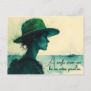 Search for vintage woman portrait postcards Illustration