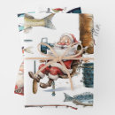 Search for christmas fish wrapping paper Xmas