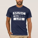 Search for music is life tshirts Song