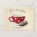 Search for cafe latte postcards Kitchen